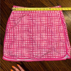 Vineyard vines preppy gingham skort